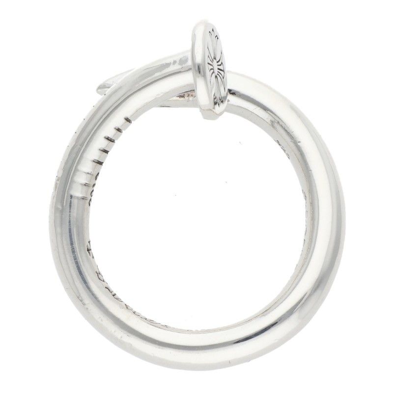 クロムハーツ NAIL FLAT/ネイルフラット シルバーリング メンズ 9号