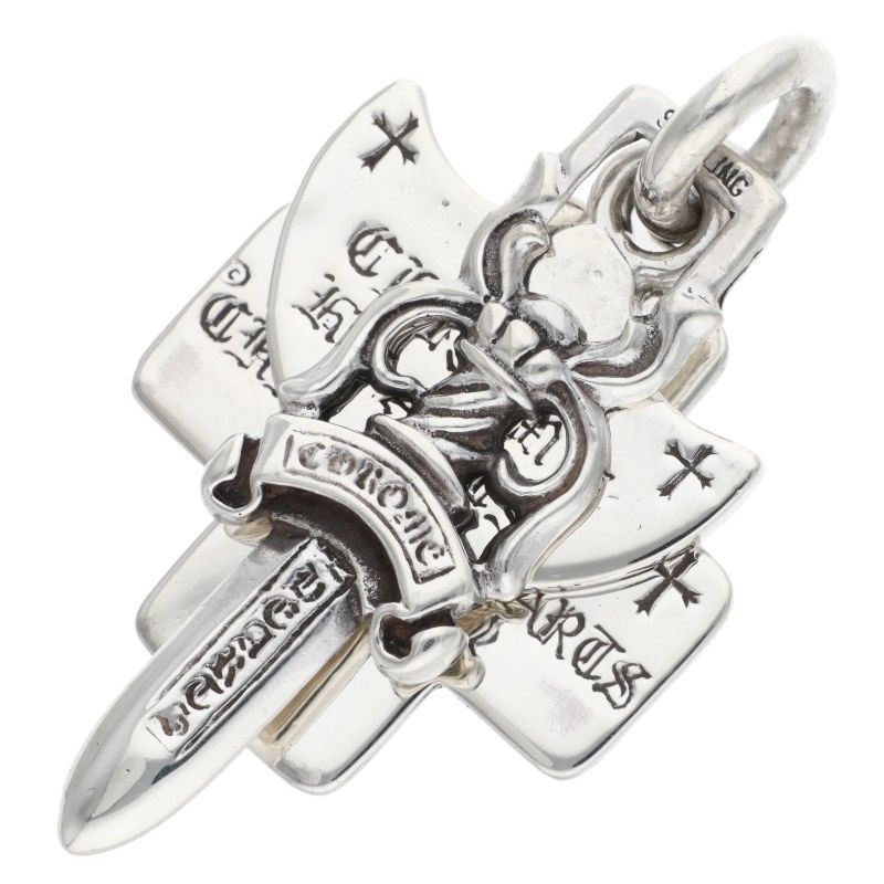 クロムハーツ 3TRINKETS OLD/スリートリンケッツ オールドシルバー