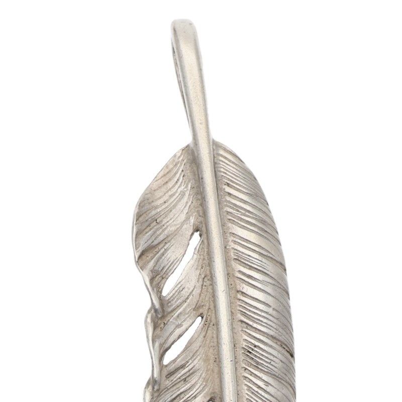 ゴローズ オールド先金特大フェザー 右向き ネックレストップ メンズ