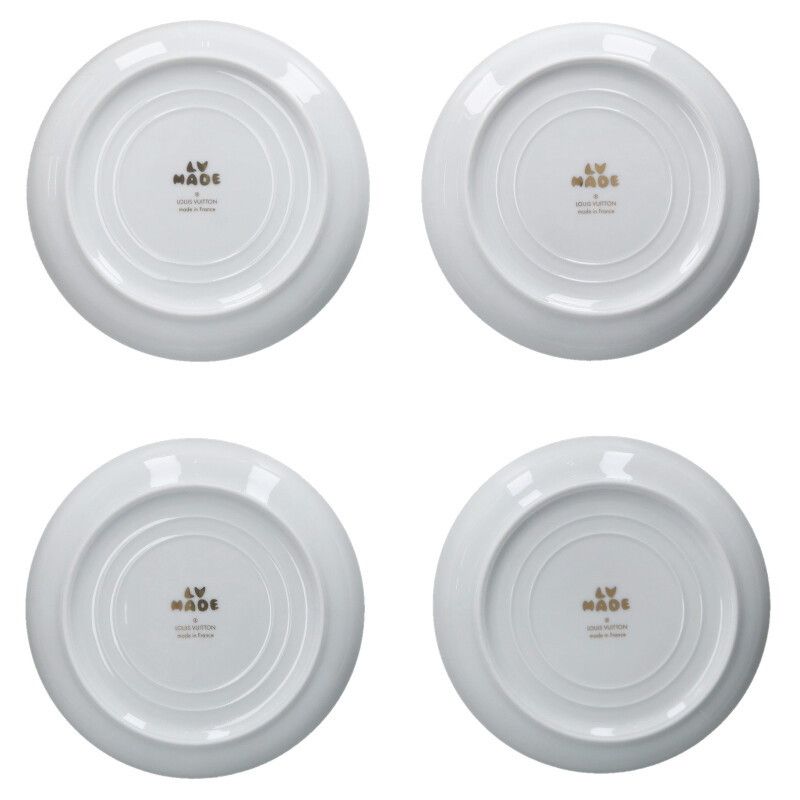 レザーホルダー付きデザインプレートセット メンズ