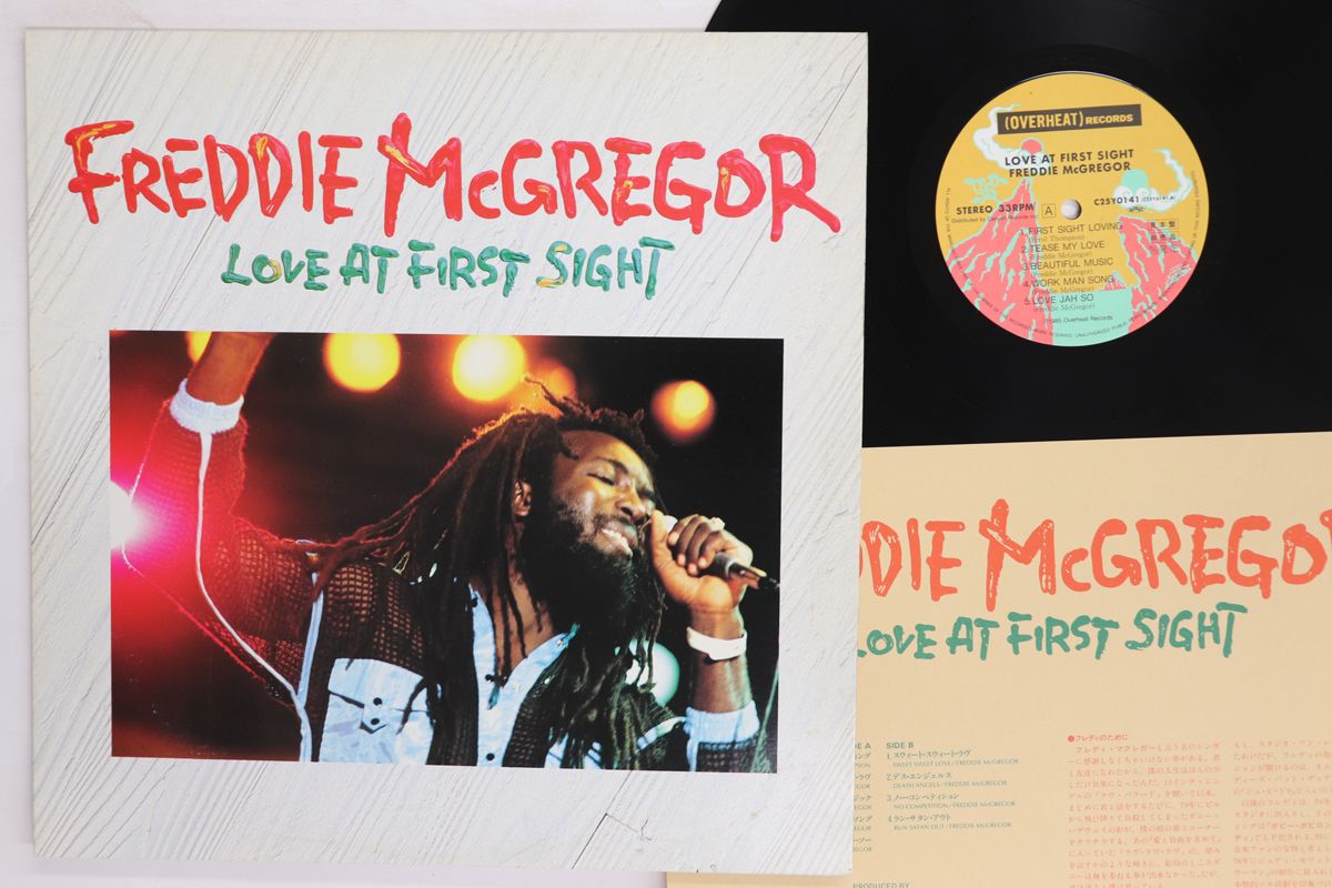 LP Freddie Mcgregor Love At First Sight C25Y0141PROMO OVERHEAT