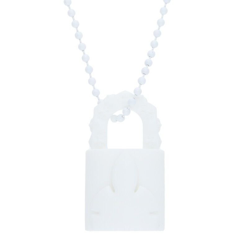 クロムハーツ PADLOCK FLERKNEE SLCN/パドロックフレアニー ラバー