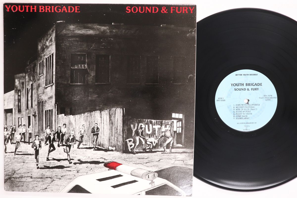 米LP Youth Brigade Sound & Fury BYO002R BETTER YOUTH ORGANIZ /00260