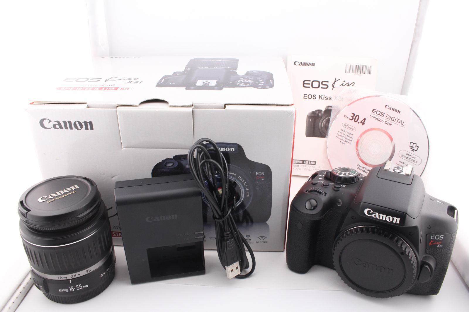 ☆極上品☆Canon キャノン EOS Kiss X8i ボディ / EF-S 18-55mm F3.5