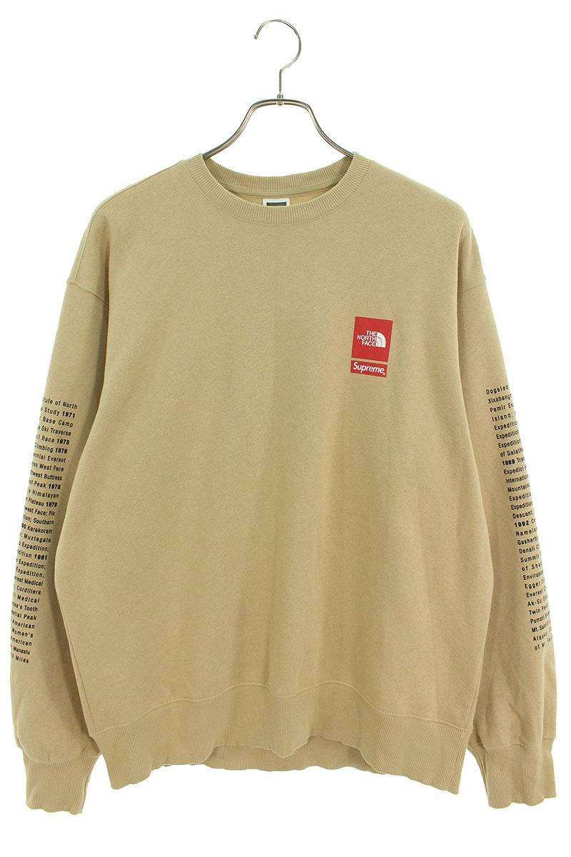 シュプリーム ×ノースフェイス THE NORTH FACE 24SS Crewneck NT02411I