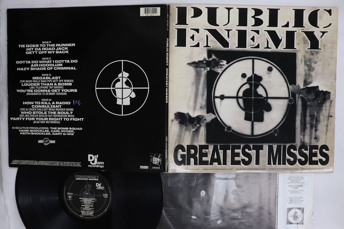 米2discs LP Public Enemy Greatest Misses 0253014 DEF JAM /00500
