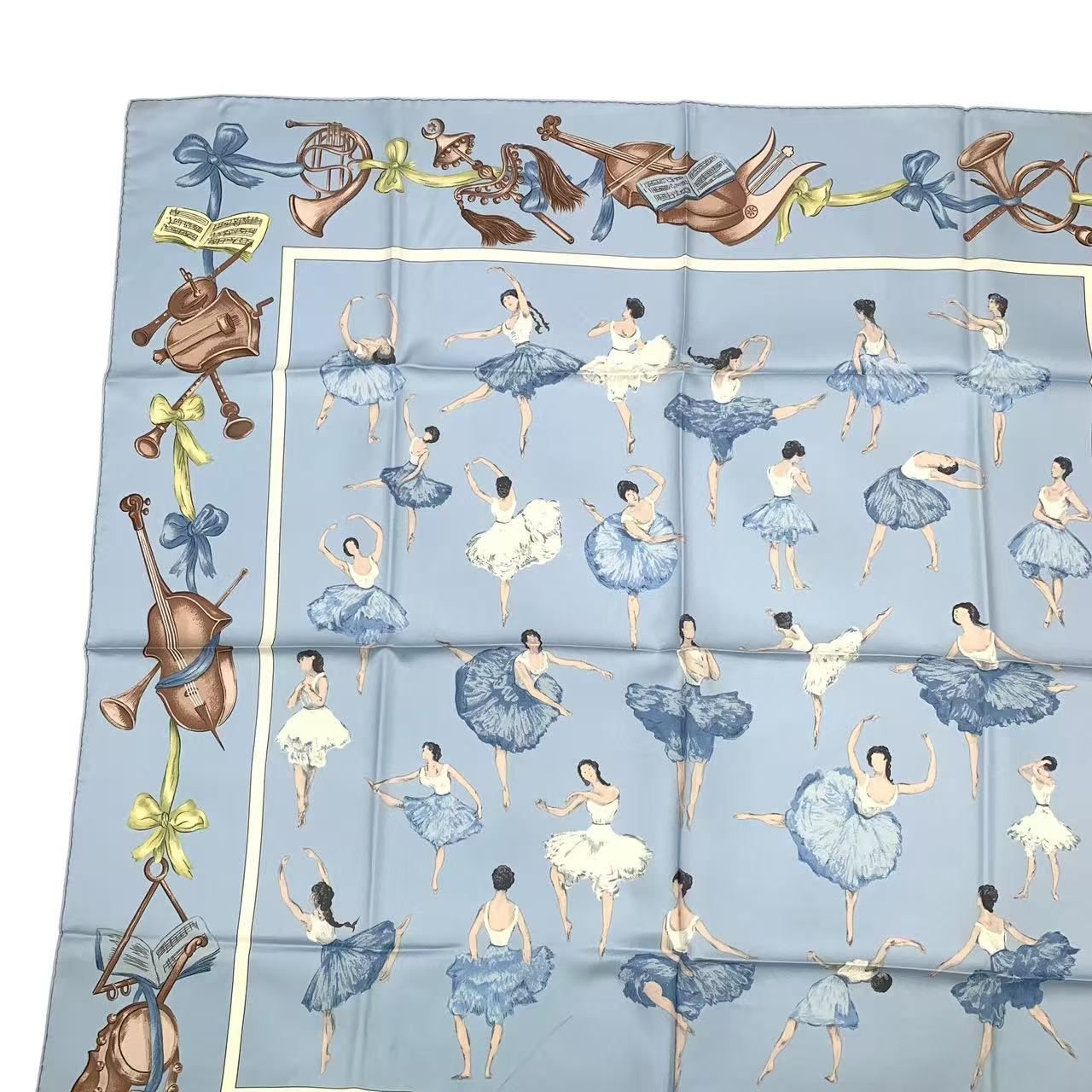 レア 希少 未使用品 HERMES エルメス カレ90 La Dance バレエの踊り子