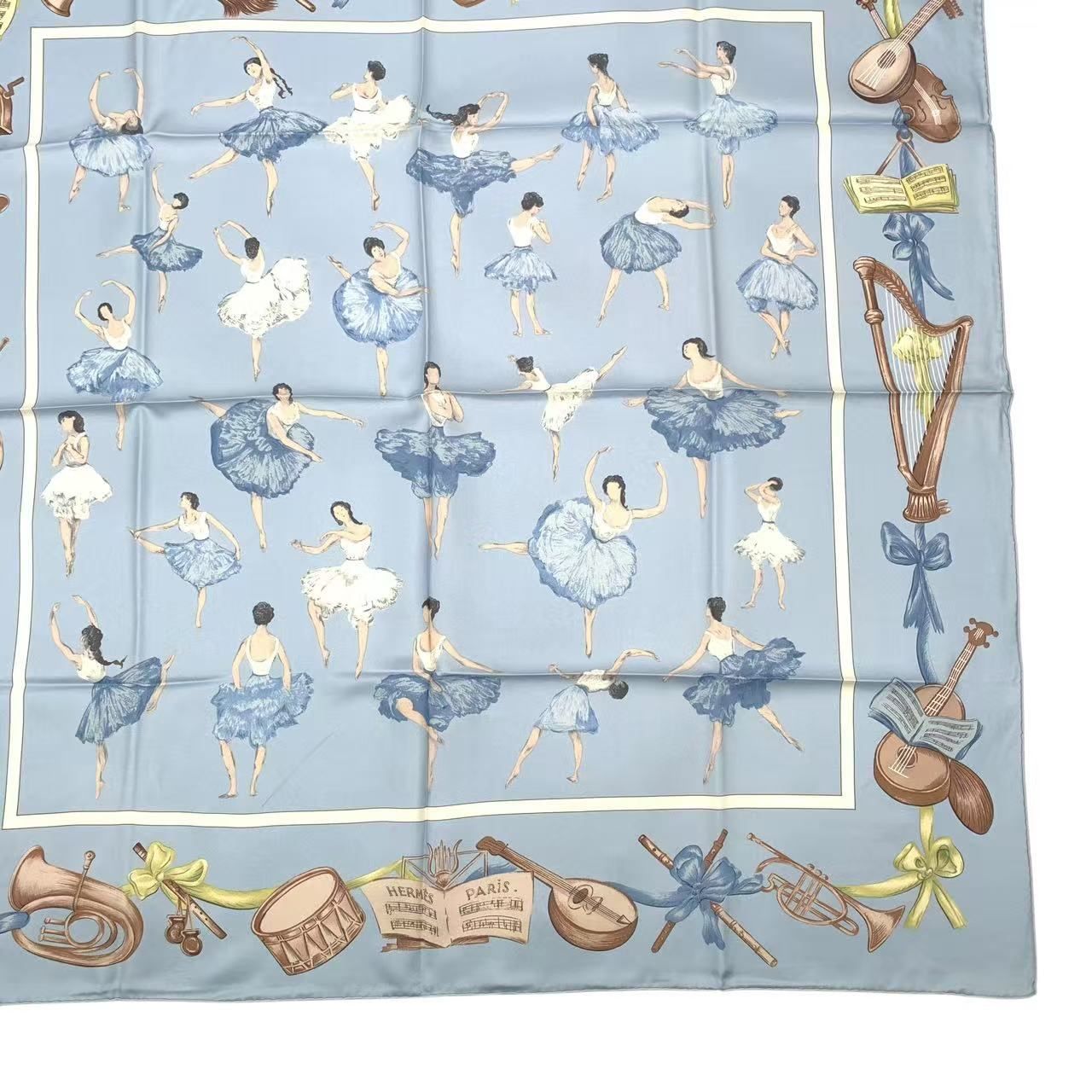 レア 希少 未使用品 HERMES エルメス カレ90 La Dance バレエの踊り子