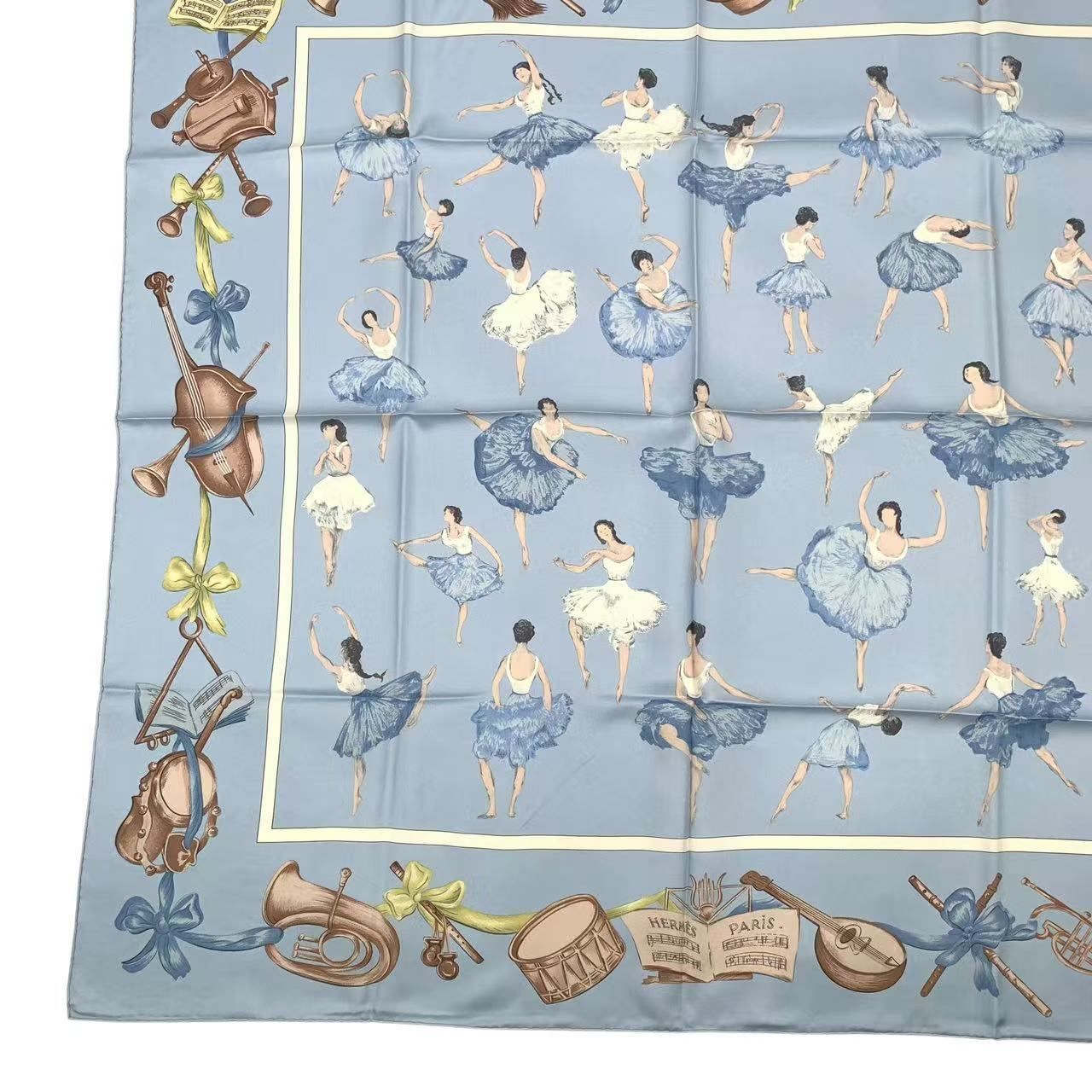 レア 希少 未使用品 HERMES エルメス カレ90 La Dance バレエの踊り子