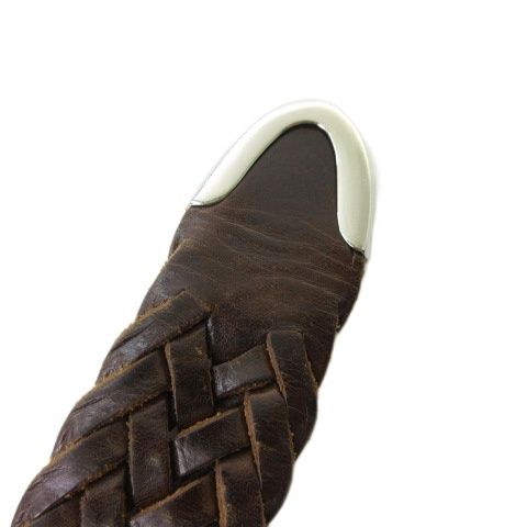 ジェイ&エムデヴィッドソン J&M Davidson ベルト 編み込み レザー