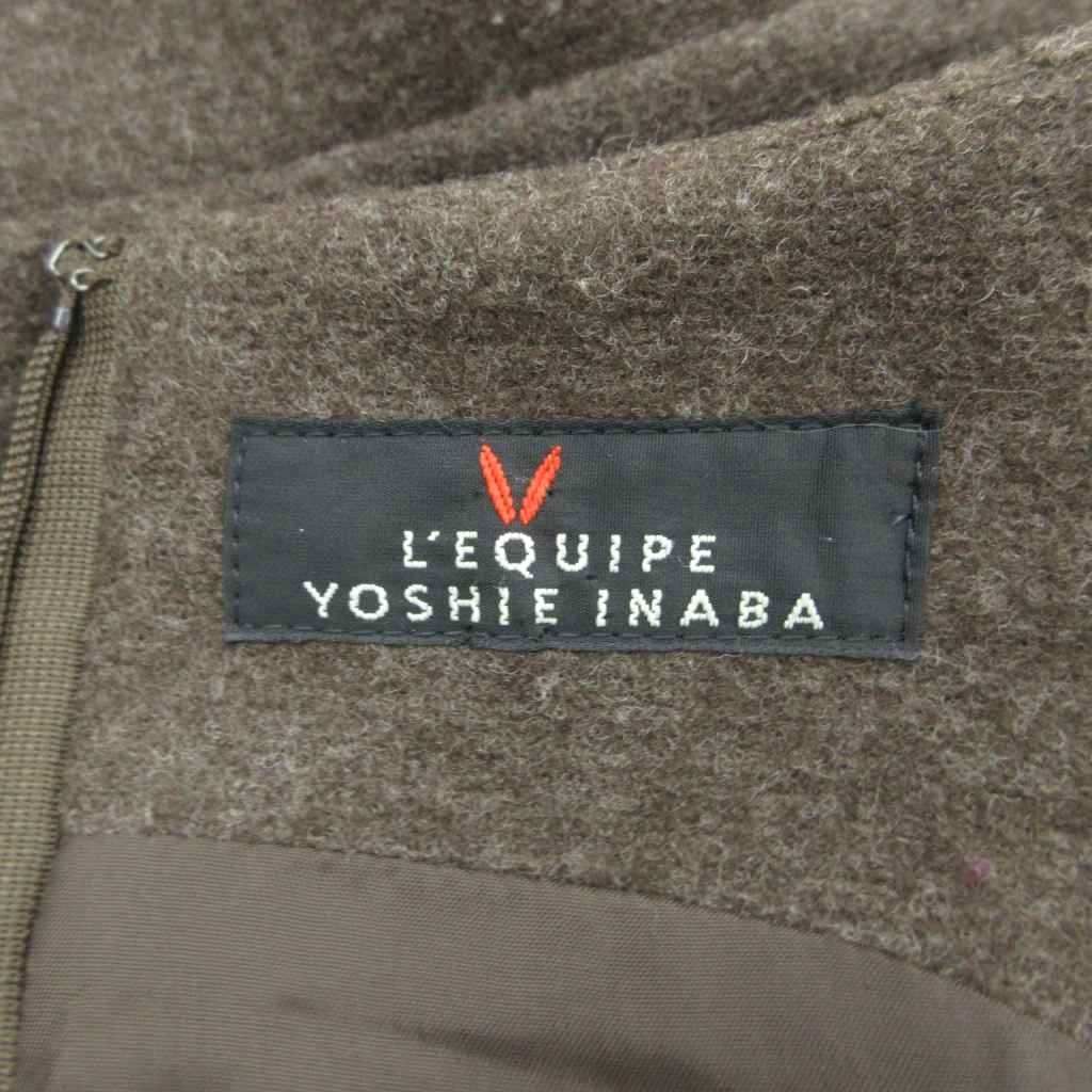 レキップヨシエイナバ L'EQUIPE YOSHIE INABA ワンピース ひざ丈