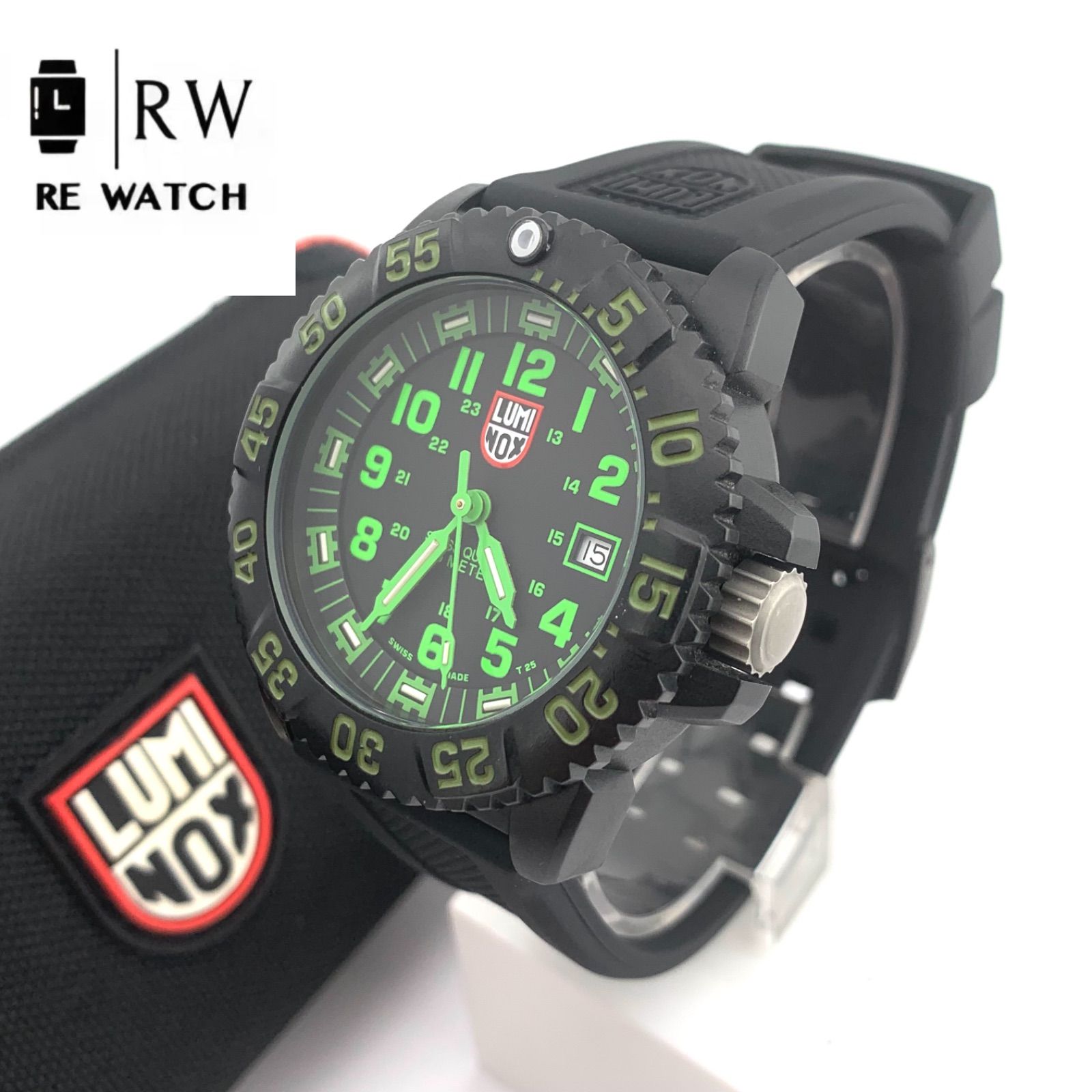 Luminox 3050/3950 200meters 腕時計(クォーツ) ブラック/グリーン