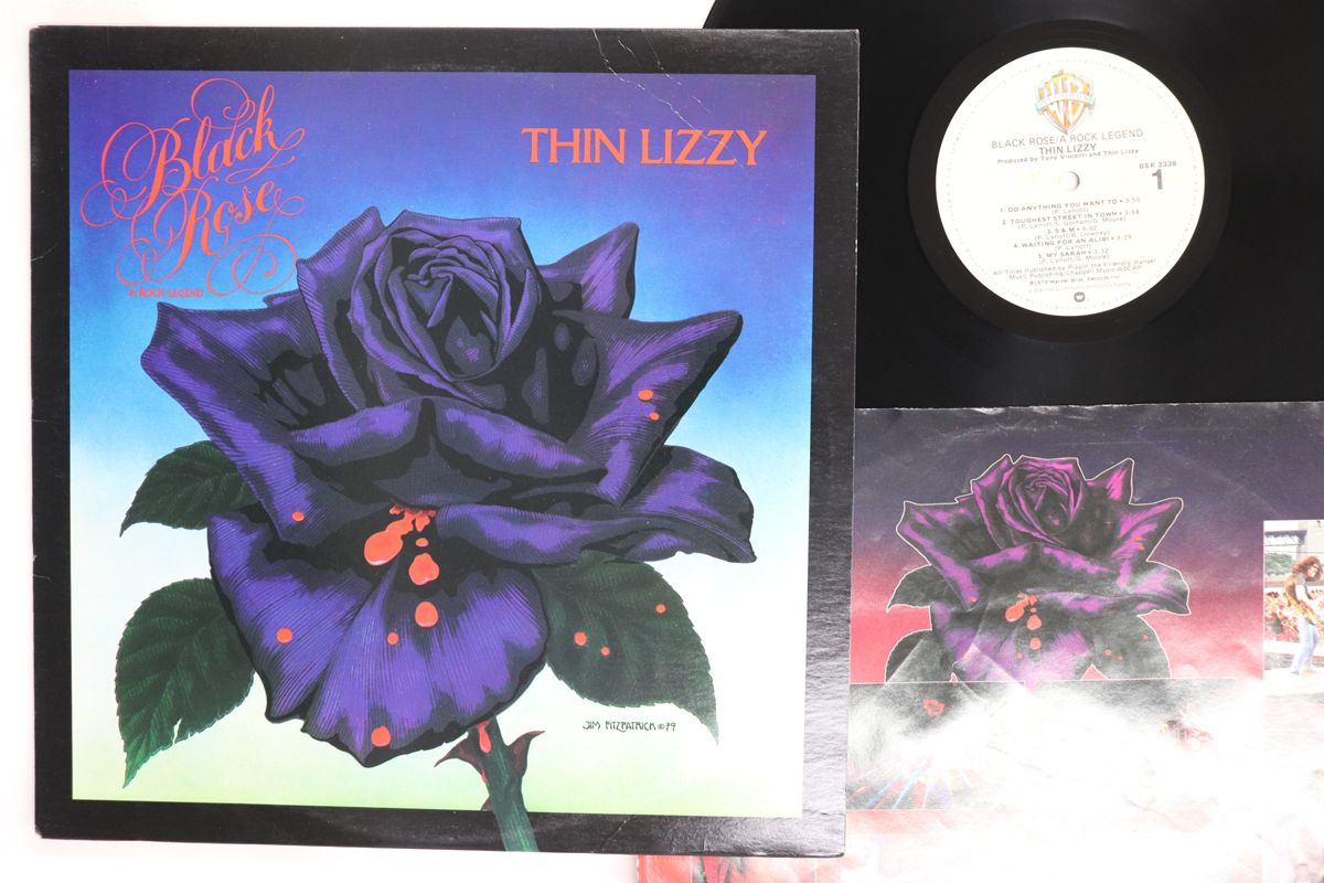 米LP Thin Lizzy Black Rose / A Rock Legend BSK3338 WARNER BROS