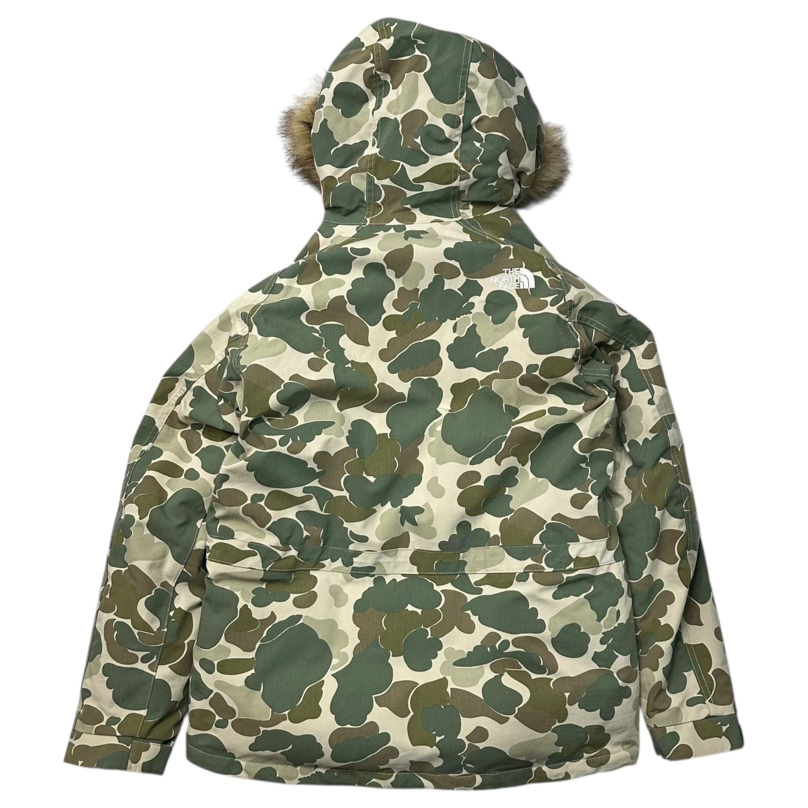 ノースフェイス THE NORTH FACE ダウンマクマードパーカー S 迷彩 THE