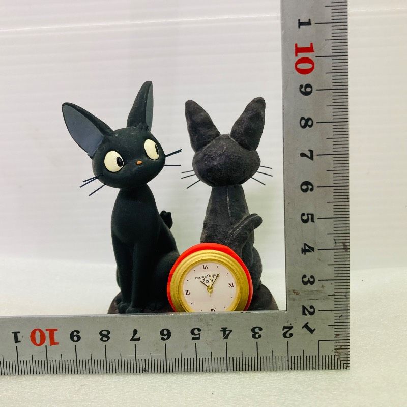 希少品】【動作未確認】魔女の宅急便 ジジ ミニ置時計 置物 時計