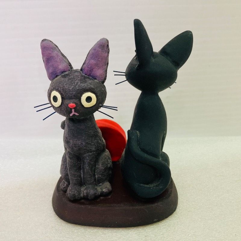 希少品】【動作未確認】魔女の宅急便 ジジ ミニ置時計 置物 時計