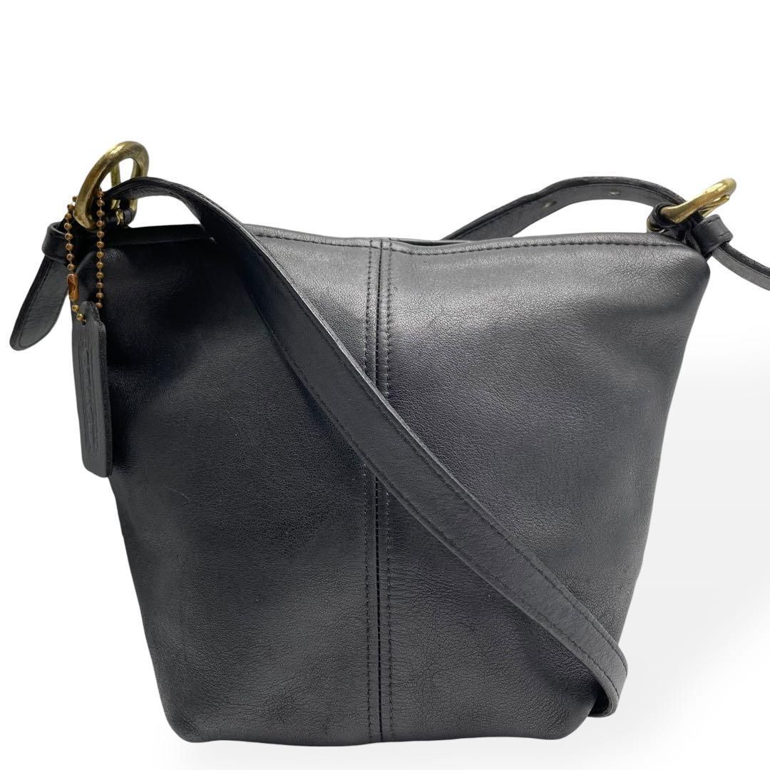 極美品 希少 COACH オールドコーチ ショルダーバッグ USA製 レザー