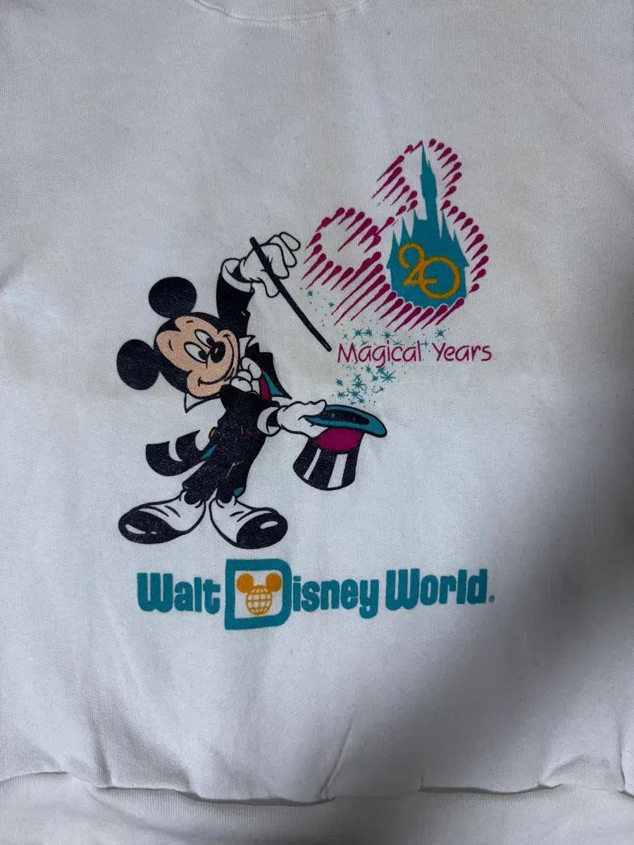 90〜00s USA製 old Disneyミレニアム記念スウェットビッグサイズ 90