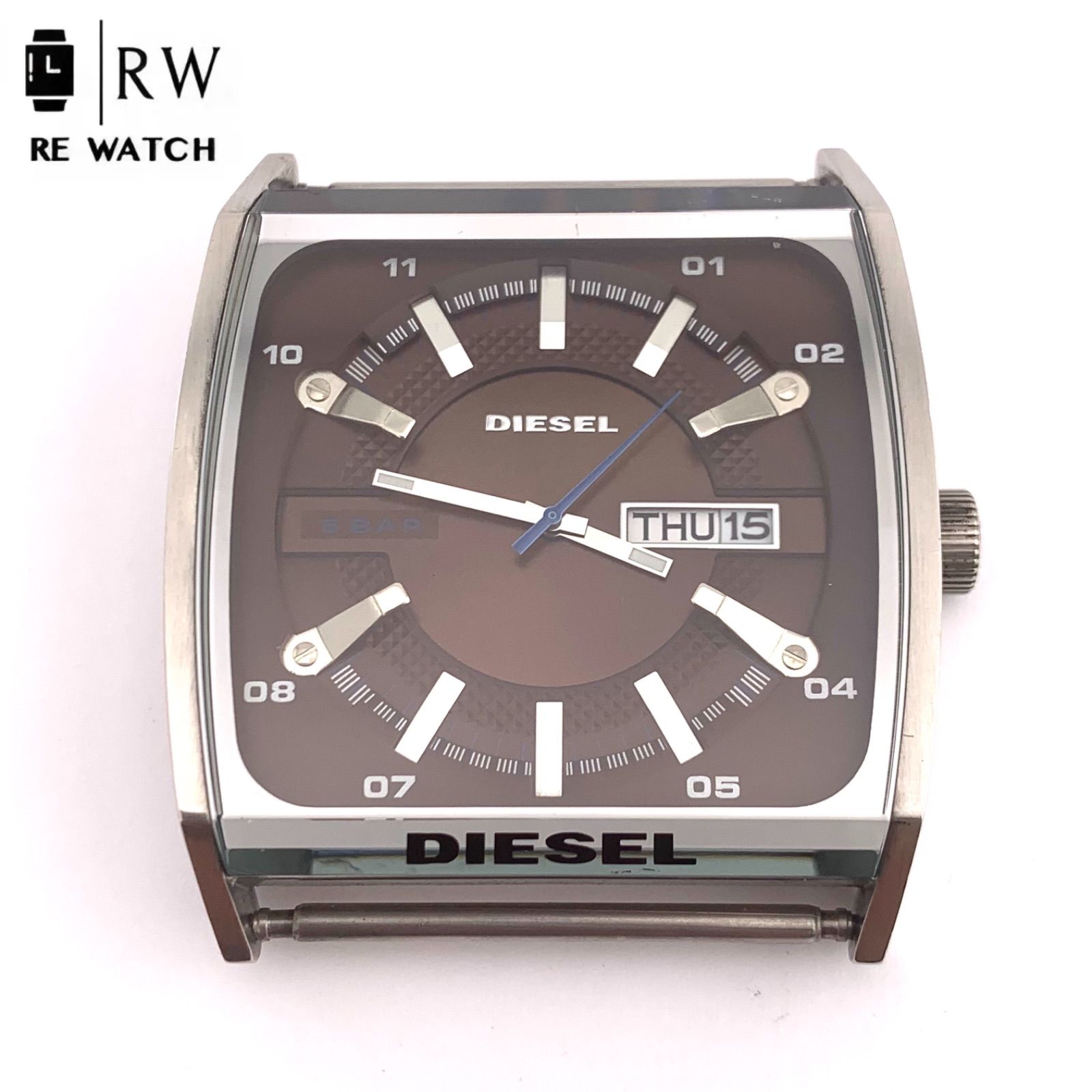 中古】DIESEL DZ-1254 腕時計 ブラウン - メルカリ