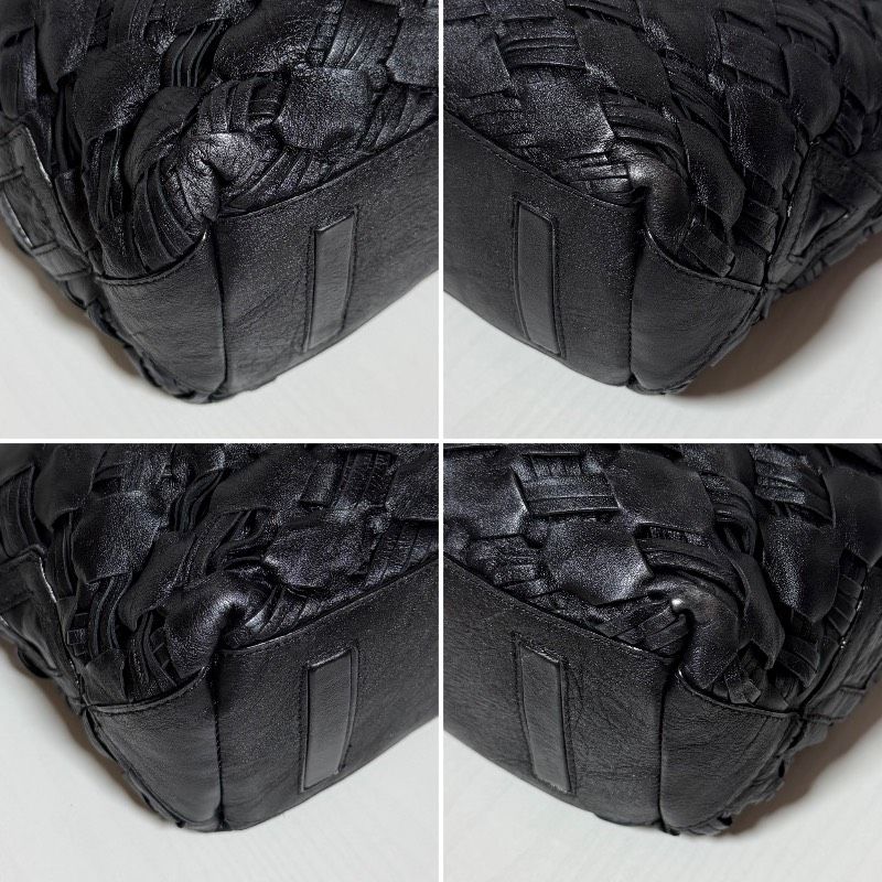 高級品/A4】FALORNI ファロルニ イントレチャート ファー付き トート