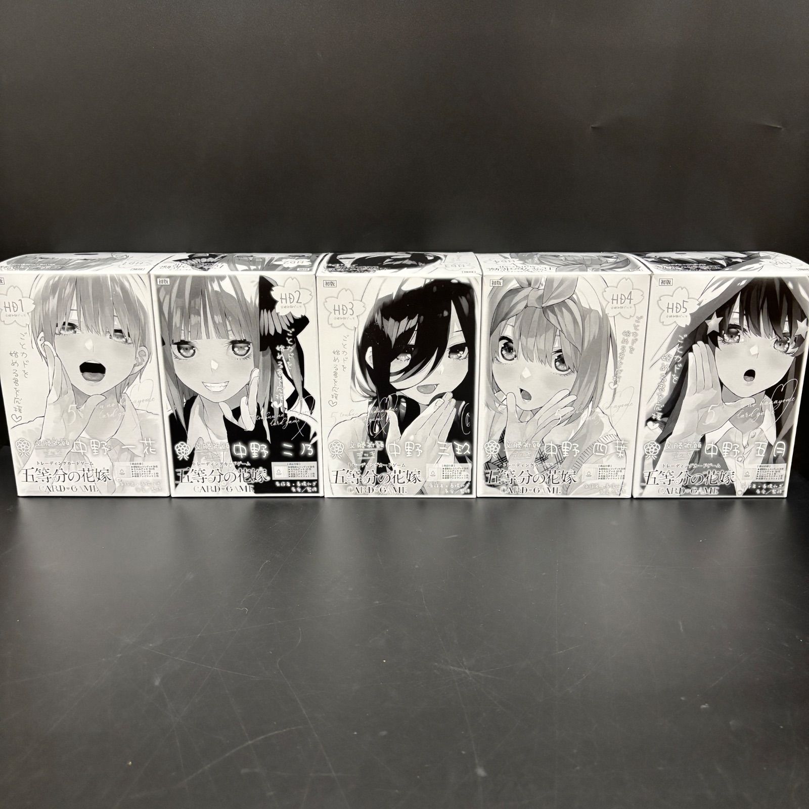 5種5箱セット 1箱 入り 五等分の花嫁 カードゲーム 必勝祈願デッキ
