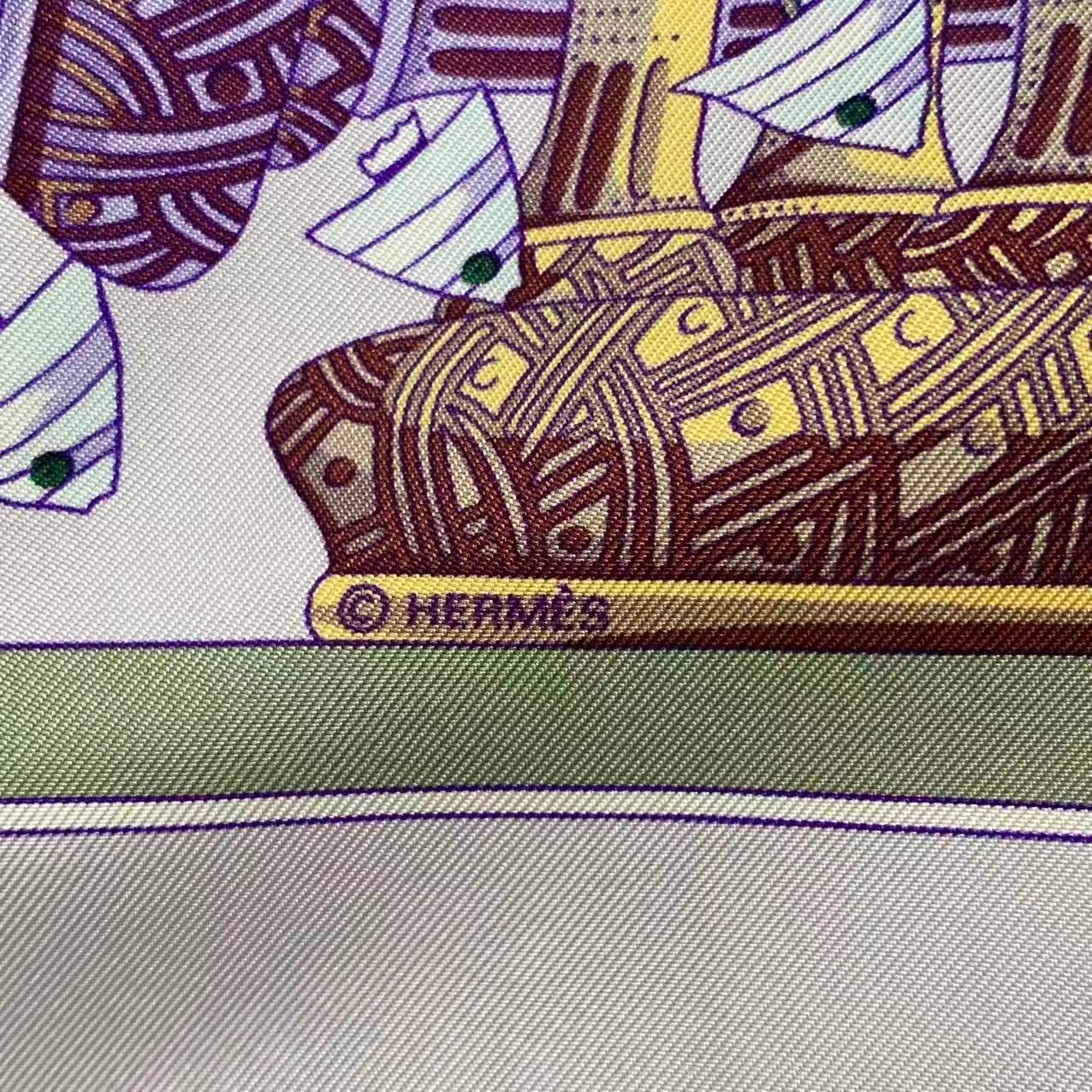未使用品 HERMES エルメス スカーフ カレ90 シルク スカーフ RENCONTRE