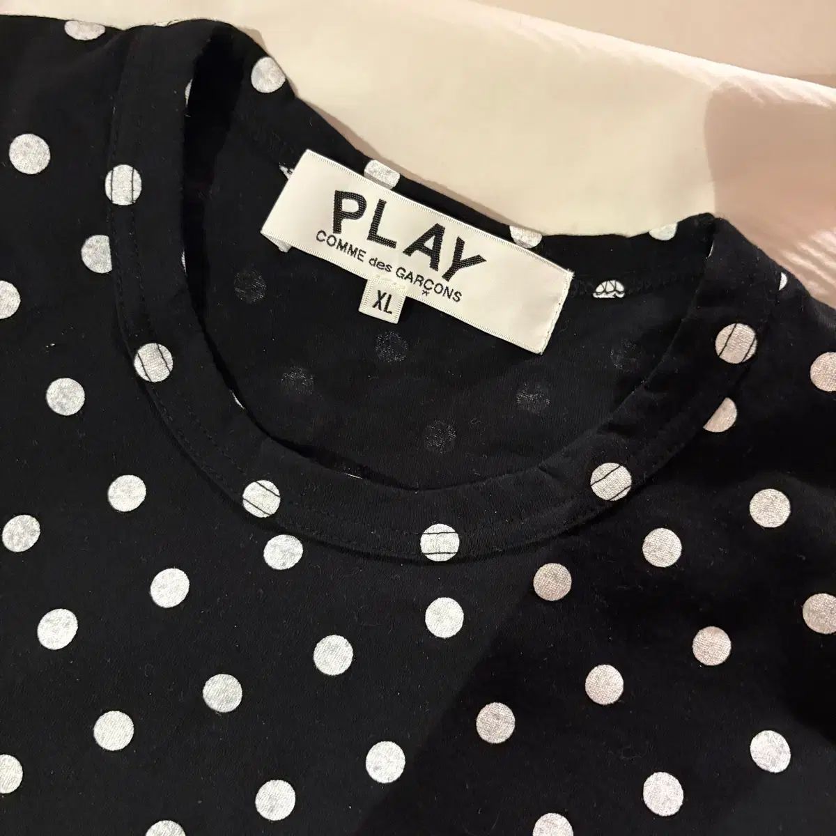 コム・デ・ギャルソン PLAY / ドット 卸売 ロングスリーブ ブラック