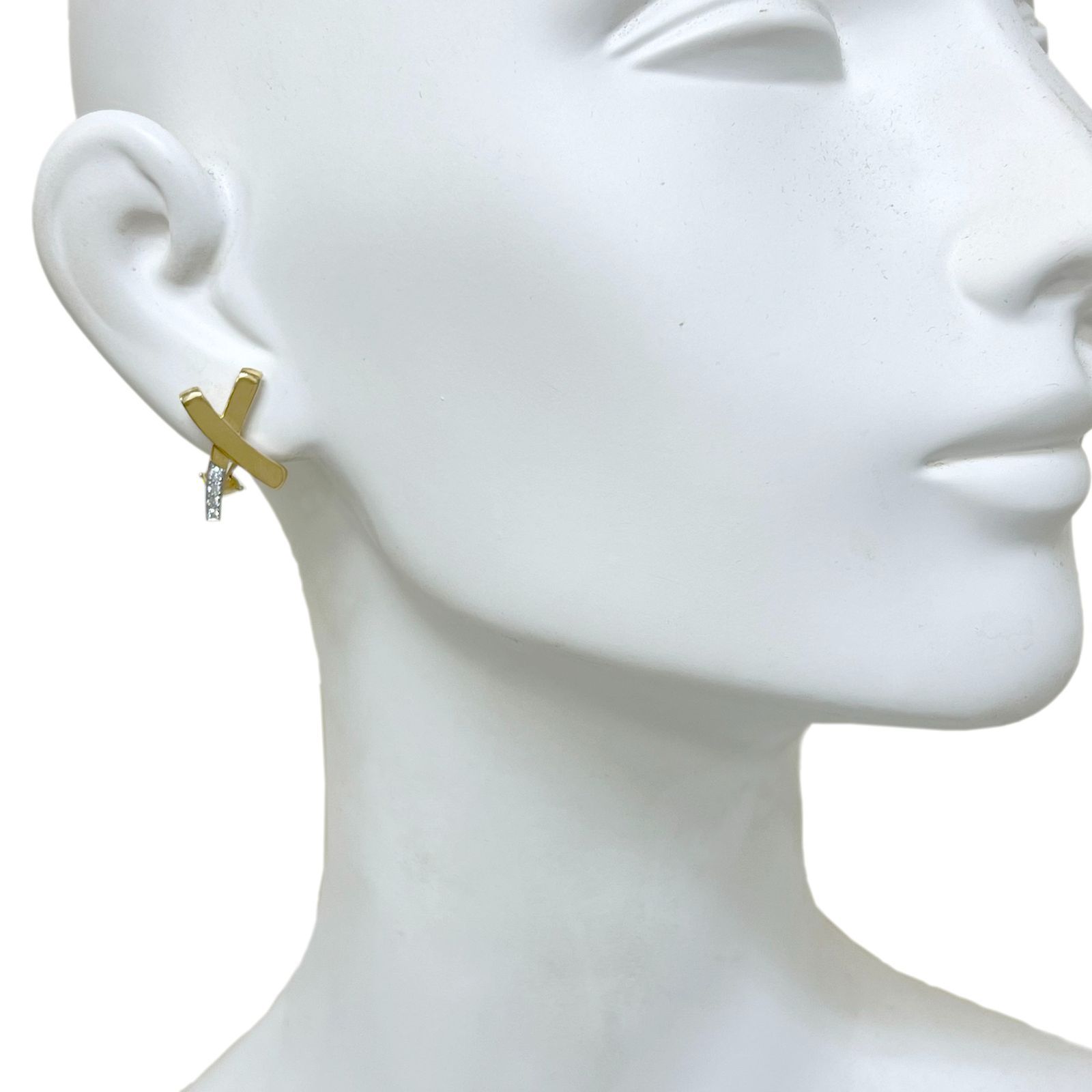 TIFFANY＆Co. ティファニー ピアス パロマピカソ 750 ダイヤ ラージ