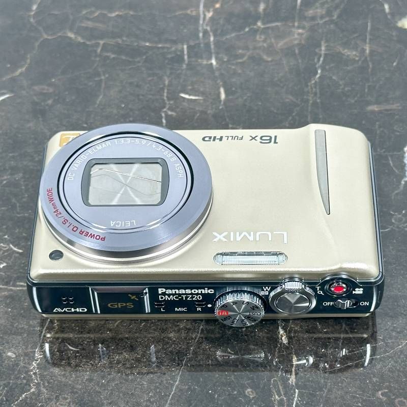 美品】Panasonic パナソニック LUMIX DMC-TZ20 ゴールド 1410万画素