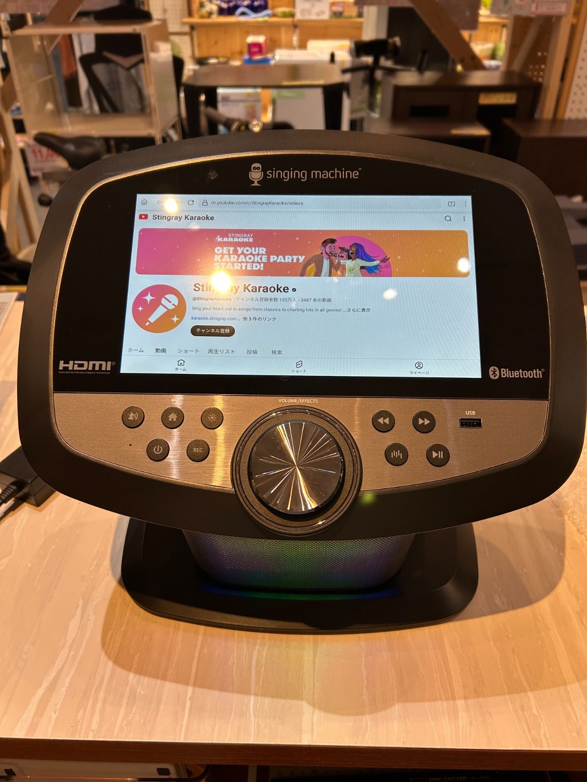 singing machine】 【コストコ】カラオケマシー - メルカリ