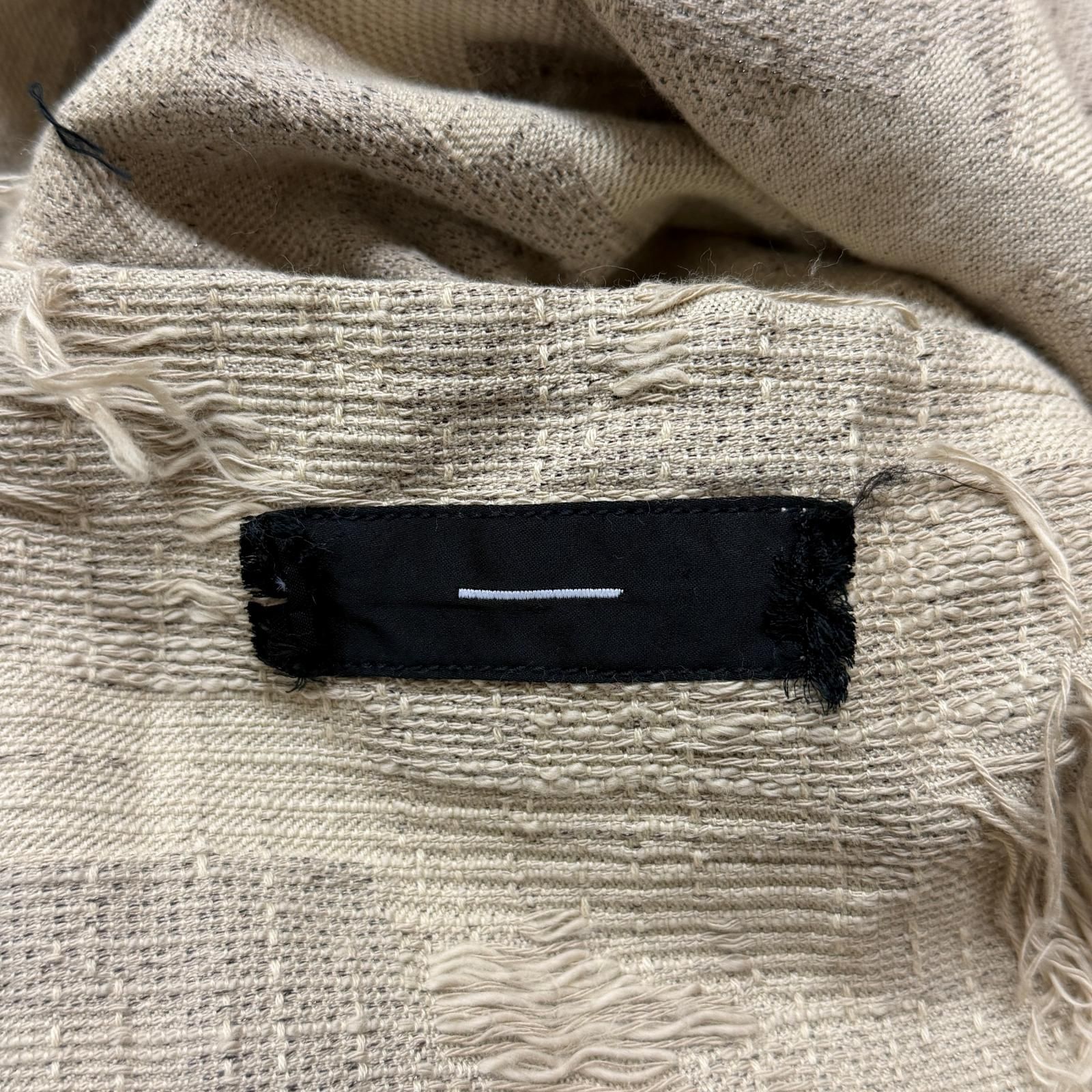 未使用 MINUS  Rustic Collar Chore Jacket Boro Crust ラスティックカラーチョアジャケット ボロクラスト カバーオール マイナス ベージュ 3 （6691M） 未使用 MINUS Rustic Collar Chore Jacket Boro Crust ラスティック