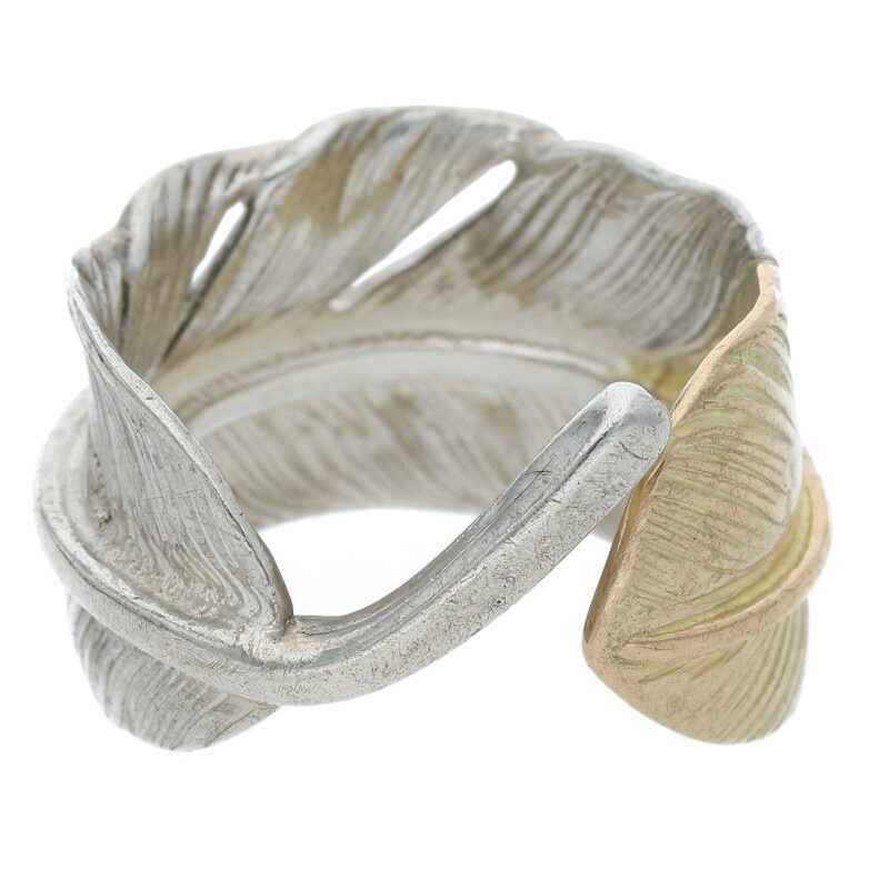 ゴローズ 先金特大フェザー リング メンズ 15号 - メルカリ