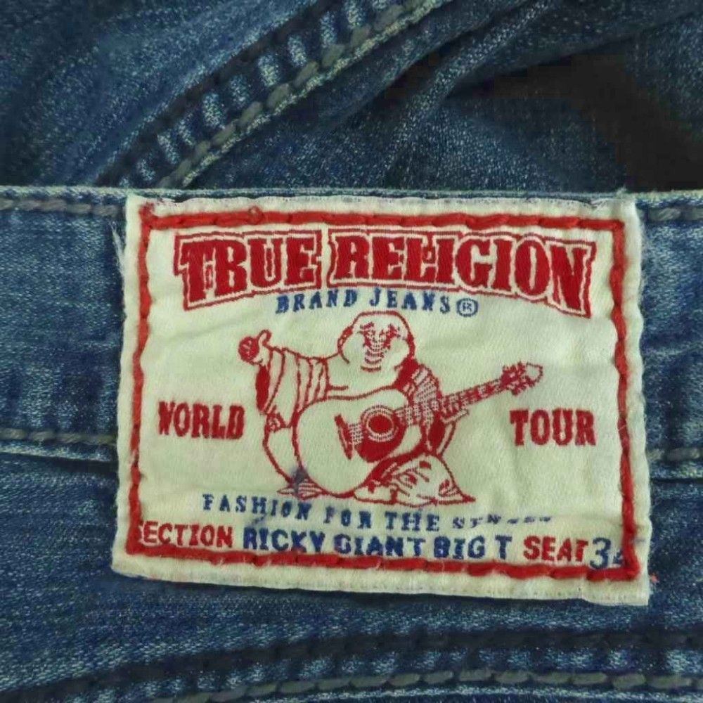 トゥルーレリジョン TRUE RELIGION RICKY Giant Big T デニムパンツ