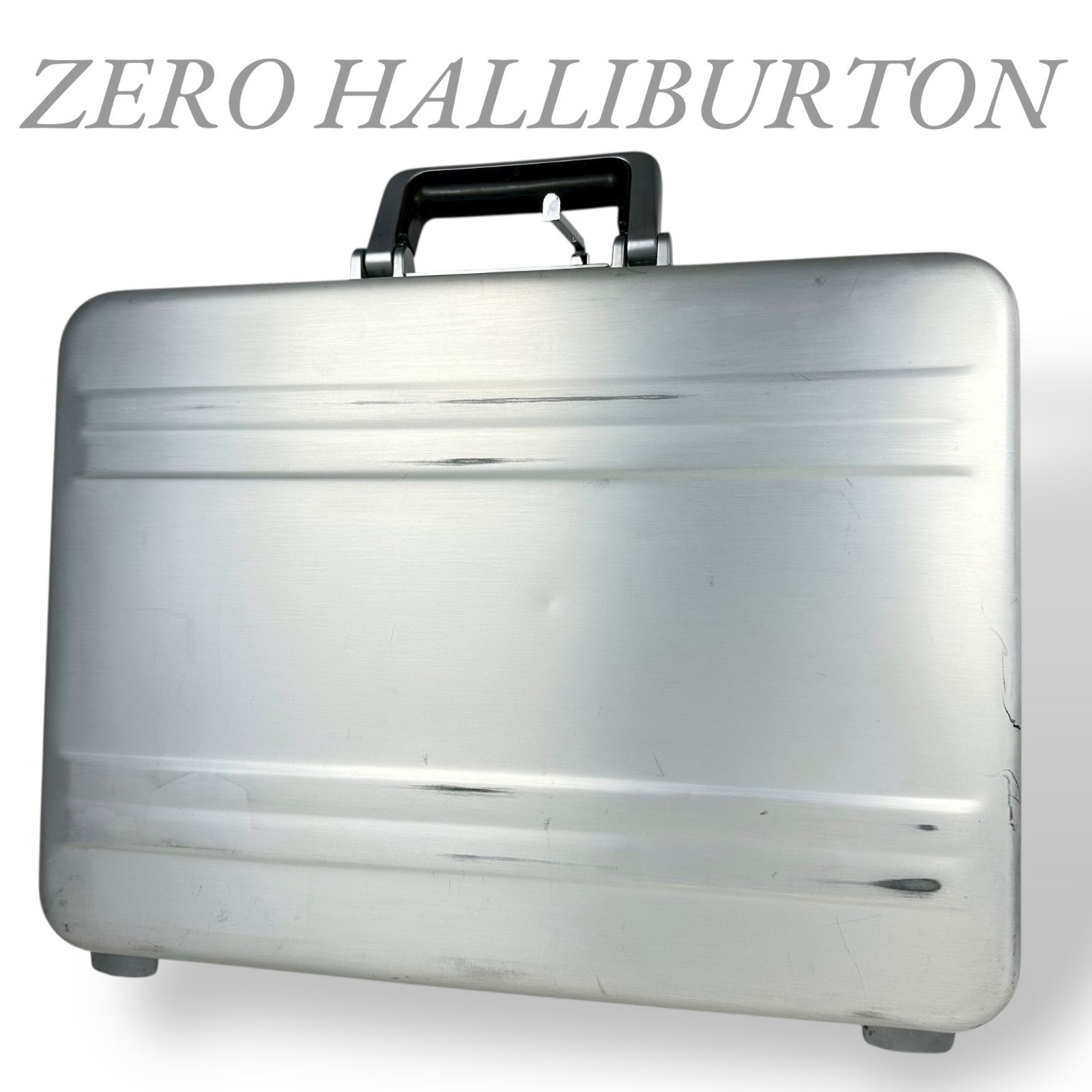 B4366】 ZERO HALLIBURTON ゼロハリバートン アタッシュケース アルミ