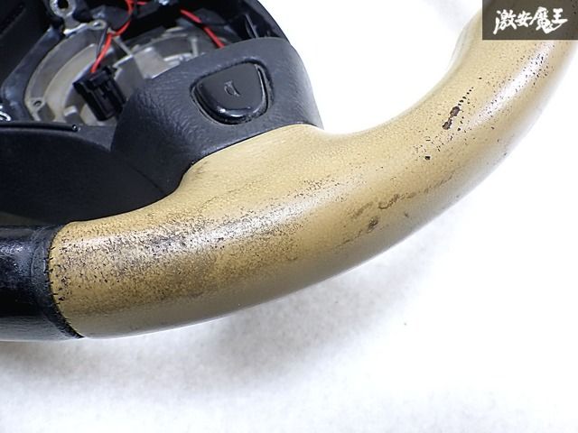 純正 XN12A ローバーミニ クラシック ノーマル レザー ステアリング