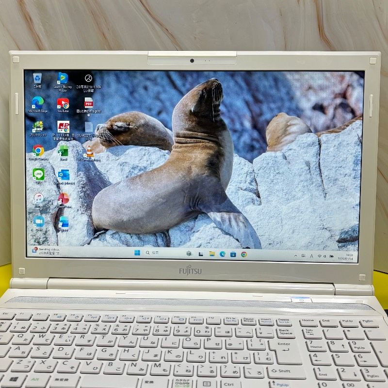 Windows11 オフィス付きCorei7 SSD メモリ8GB 美品　富士通 爆速Core i7✨美品✨富士通ノートパソコン✨メモリ8GB 新品SSD