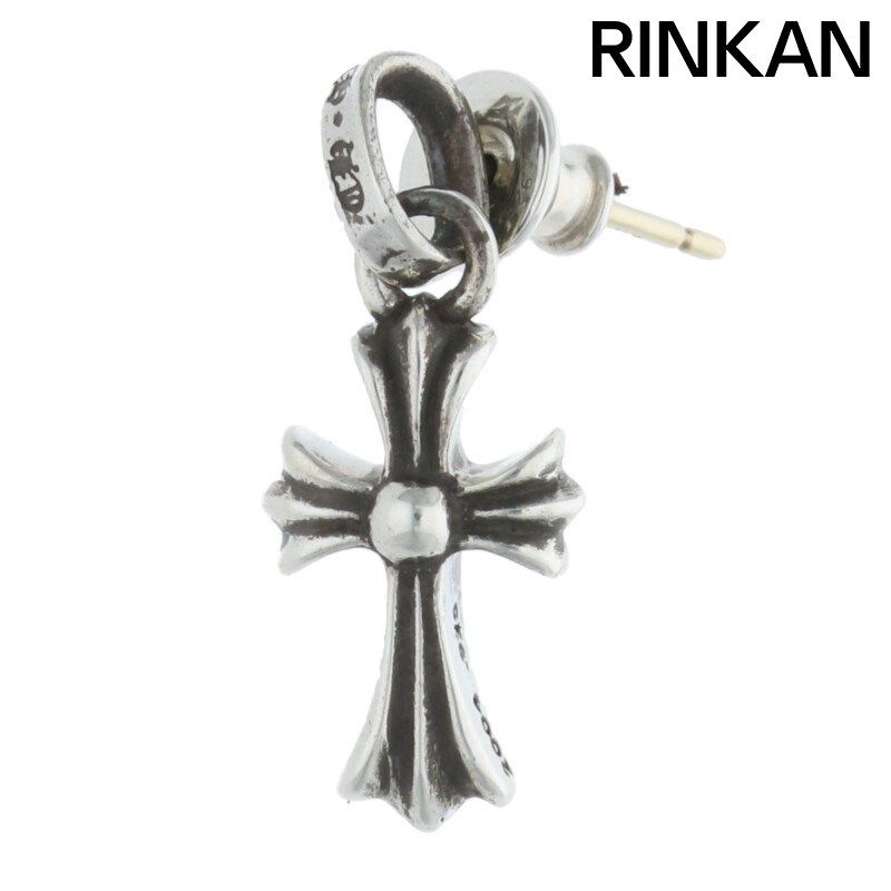 クロムハーツBBYF PPRCHN ベイビーファットクロス ドロップピアス925 クロムハーツ BBY F PPRCHN/ベイビーファットドロップ シルバーピアス