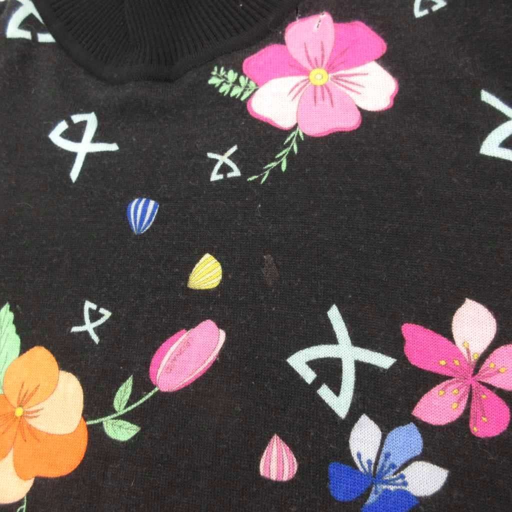 レオナールスポーツ LEONARD SPORT ニットプルオーバー ウール 花柄