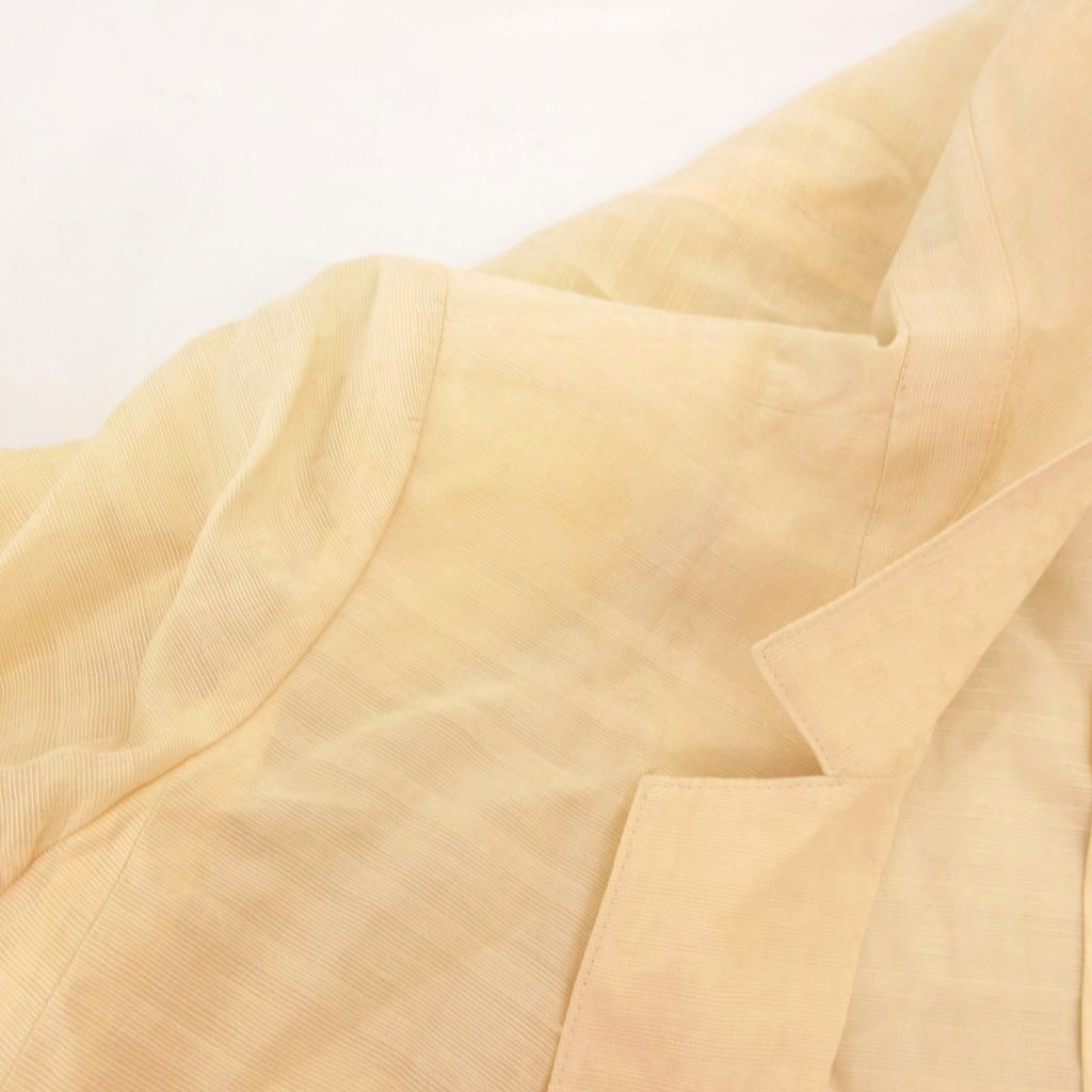 レオナール LEONARD シアー シースルー テーラードジャケット 絹  