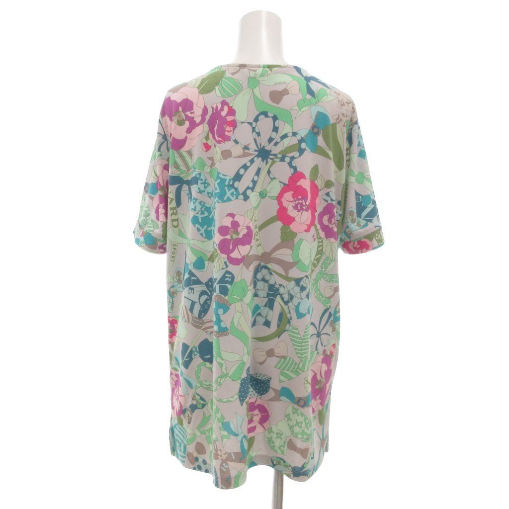 レオナールスポーツ LEONARD SPORT チュニック カットソー 花柄 半袖