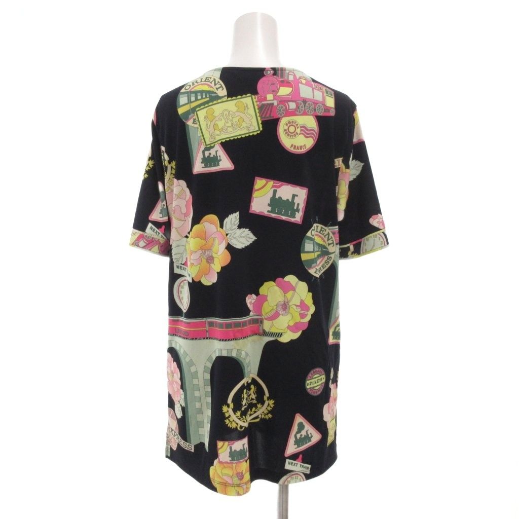 レオナールスポーツ LEONARD SPORT チュニック カットソー 半袖 40 紺