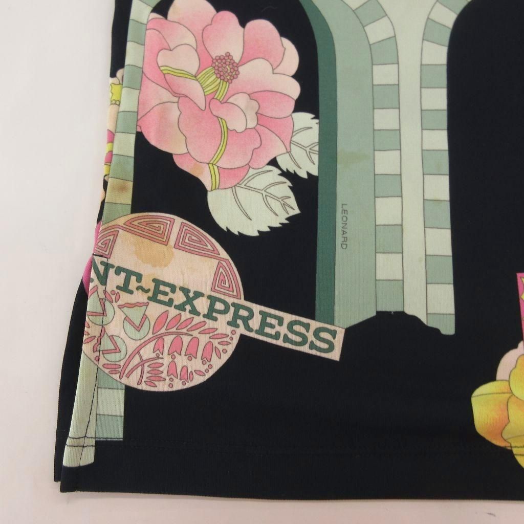 レオナールスポーツ LEONARD SPORT チュニック カットソー 半袖 40 紺