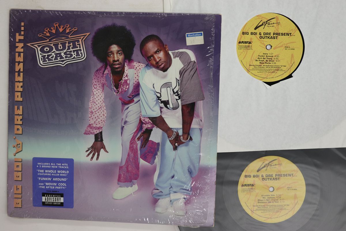 米2discs LP Outkast Big Boi & Dre PresentOutkast 73008260931
