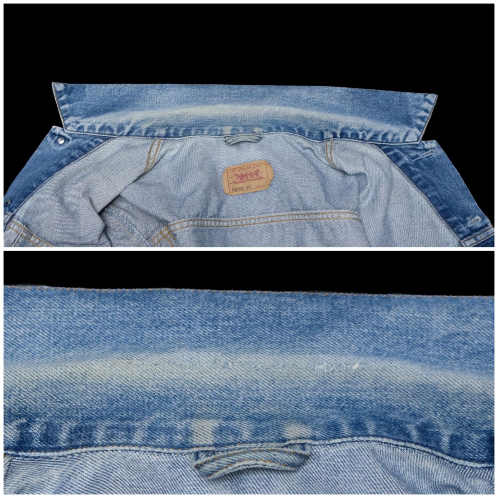 90's ユーロリーバイス 70500 Gジャン Lサイズ デニム トラッカー