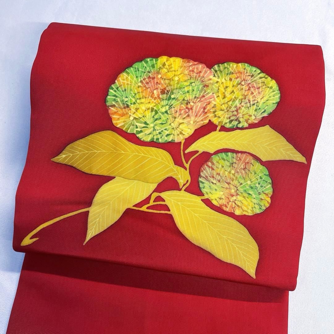 名古屋帯　花模様　グラデーション　カラフル　着物　104tz 名古屋帯 花模様 グラデーション カラフル 着物 104tz 【公式通販】