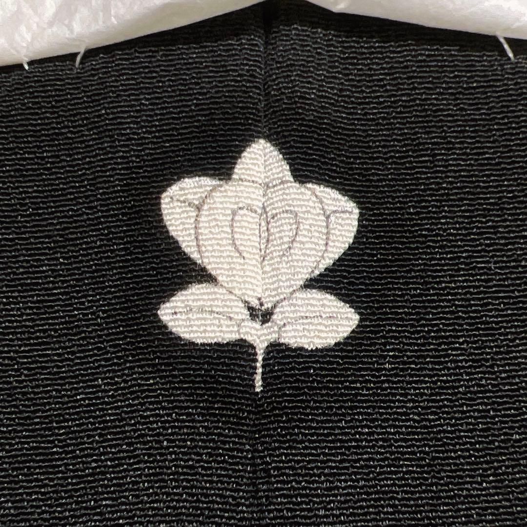 黒留袖 五つ紋 金駒刺繍 比翼付き 松 ヱ霞 菊花 青海波 着物 103tz