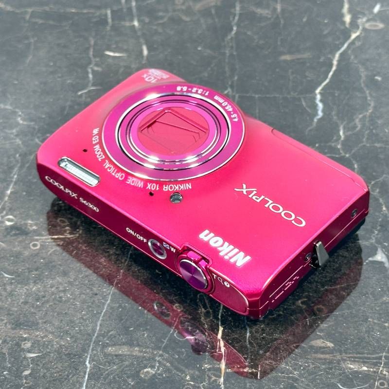 ◯【美品】Nikon COOLPIX S6300 レッド コンパクトデジタルカメラ 1600 