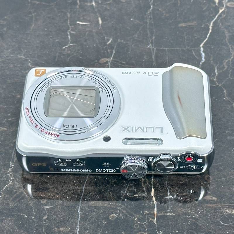 作動品 パナソニック LUMIX DMC TZ30 ホワイト No3 Panasonic LUMIX
