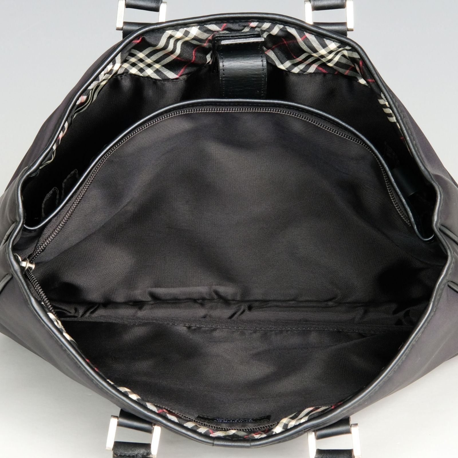 美品】 BURBERRY バーバリー ビジネスバッグ ノバチェック ナイロン