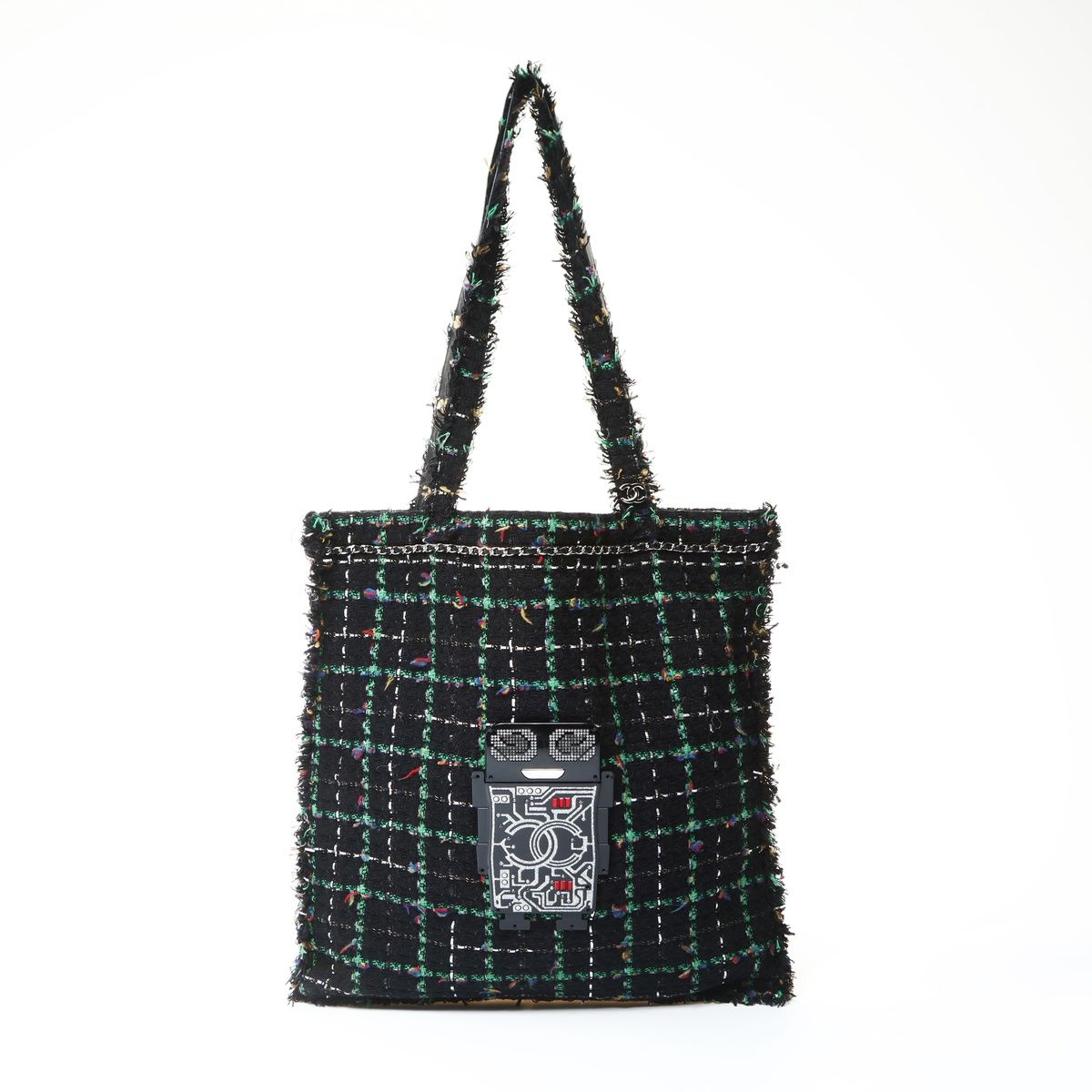 CHANEL シャネル トートバッグ 23番台 2016-2017 ツイード ロボット